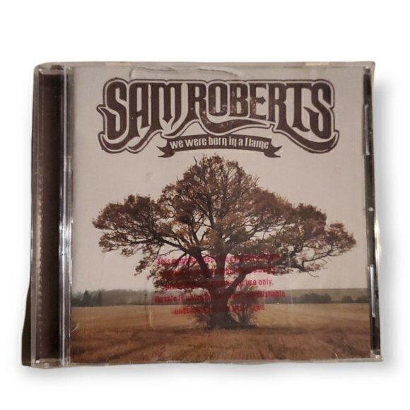 Sam Roberts - We Were Born‎ In A Flame [Promo CD] 2004 - Picture 1 of 3